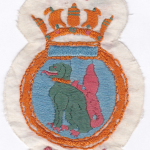 HMS Obedient Embroidered Emblem