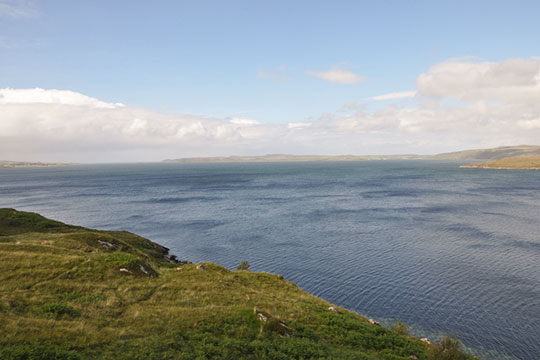 Looking North towards the mouth of the loch