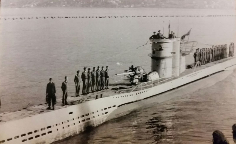 The German U-boat U-251 in 1942