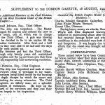 Supplement to the London Gazette, 18 August, 1942