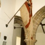 Onslow Battle Ensign from the Battle of the Barents Sea (Oxton Parish Church, Notts)